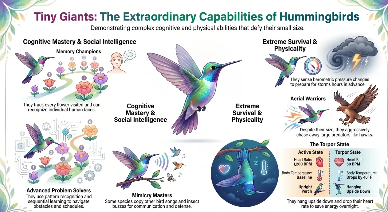 The Extraordinary capabilities of hummingbirds