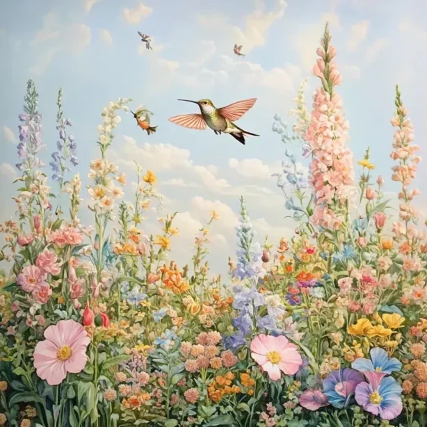 Hummingbird garden