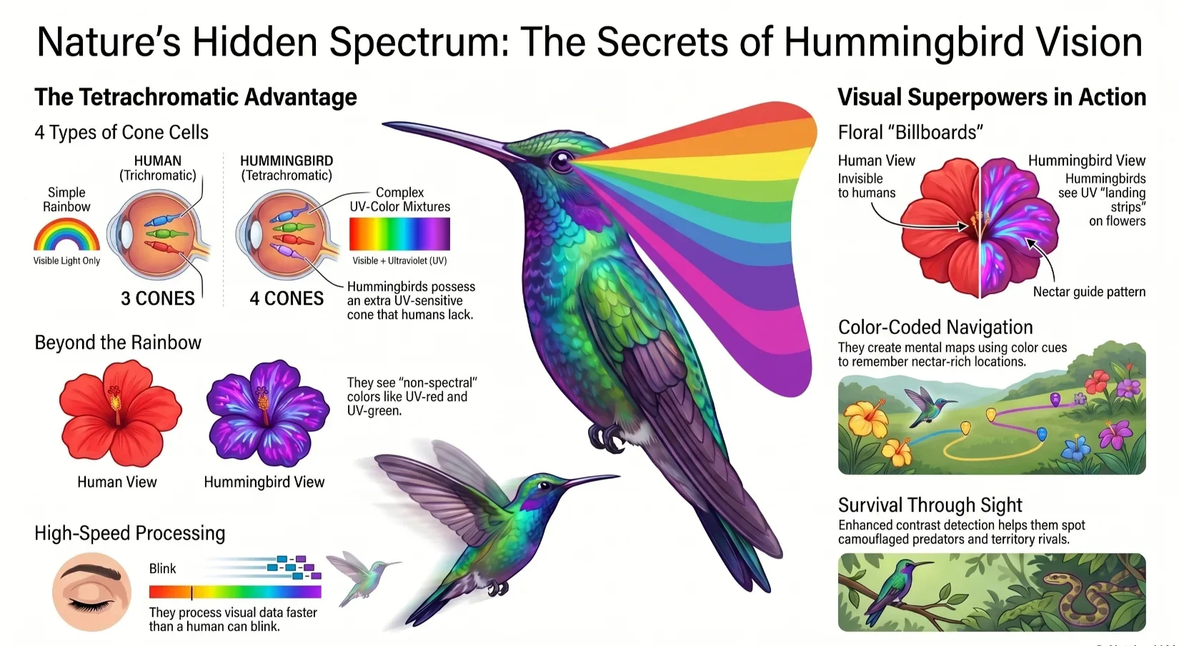 Color: what hummingbirds can see