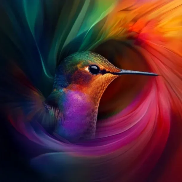 hummingbird color perception
