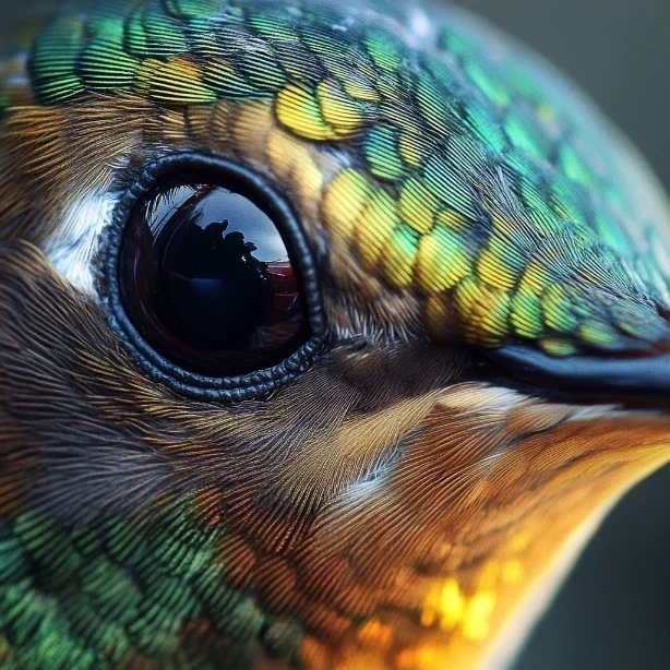 Hummingbird eye