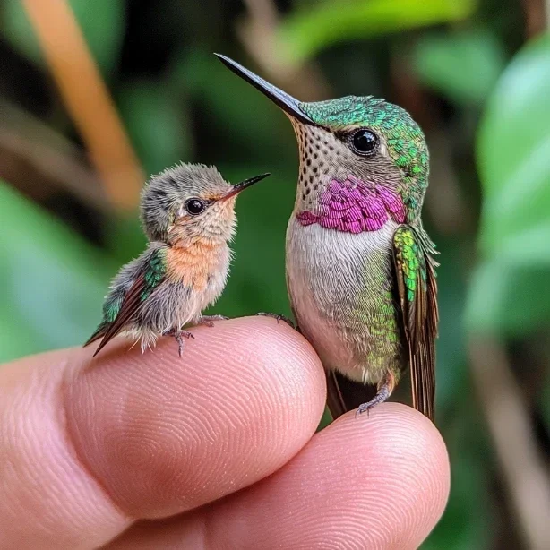 Tiny hummingbird