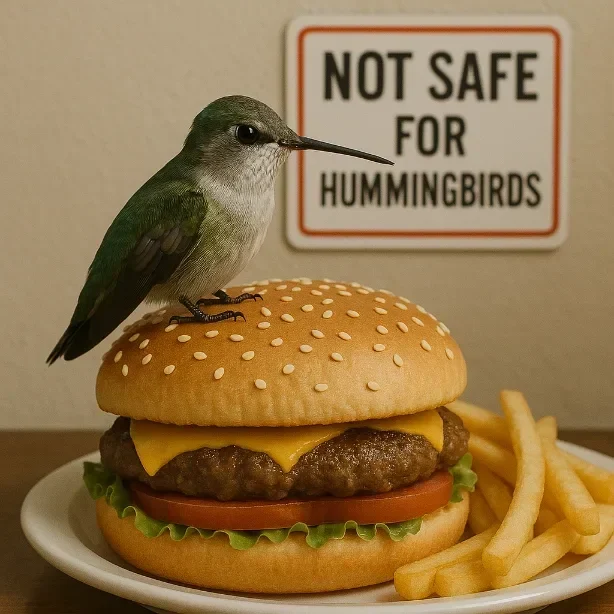 not hummingbird food